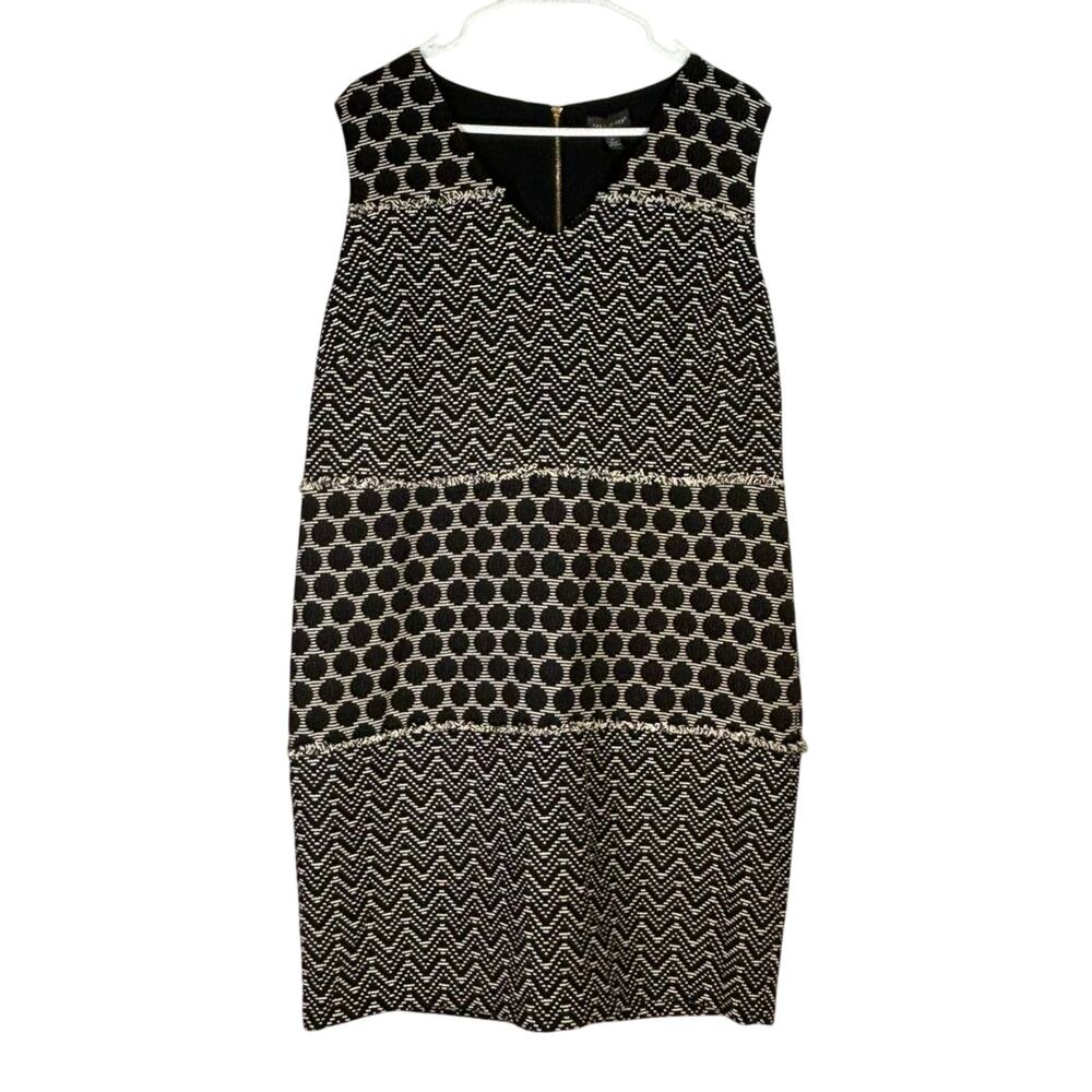 The Limited Black and White Sleeveless Dress Size 16 O0295